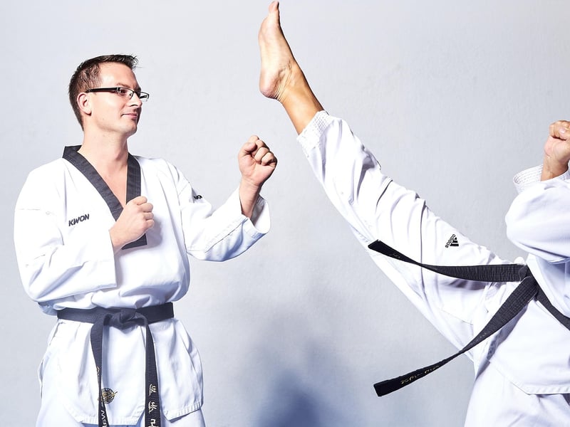Taekwondo training